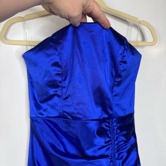 Love Nickie Lew Cobalt Blue Mini Dress Size Medium - Picture 3 of 6